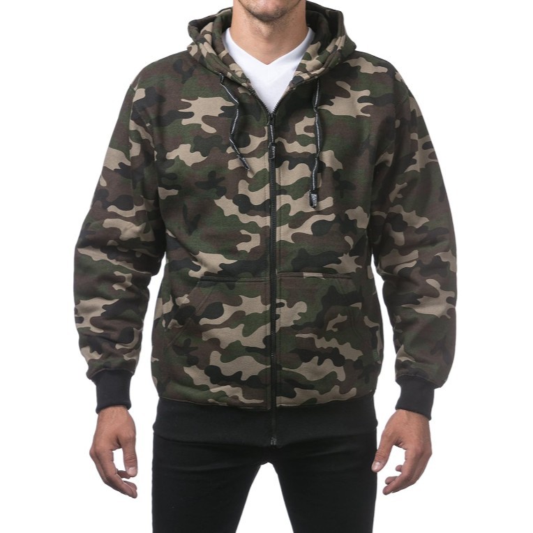 Heavyweight Full Zip Fleece Hoodie