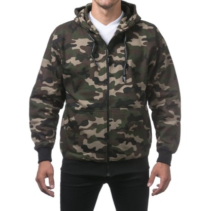 Heavyweight Full Zip Fleece Hoodie