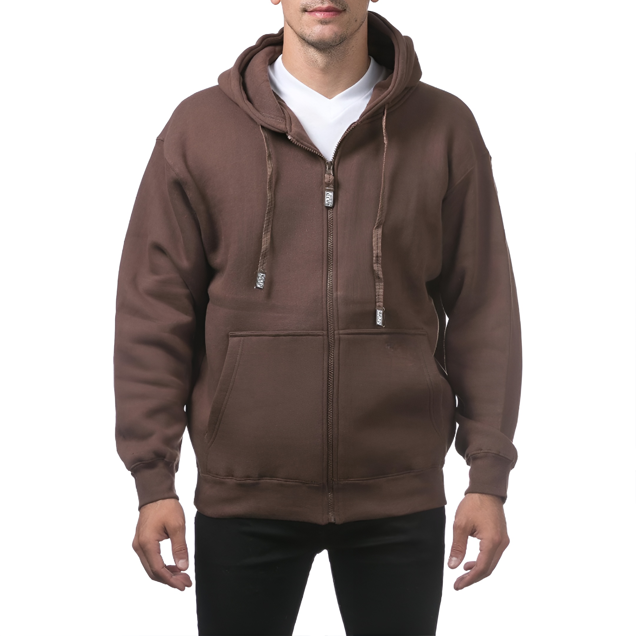 Heavyweight Full Zip Fleece Hoodie