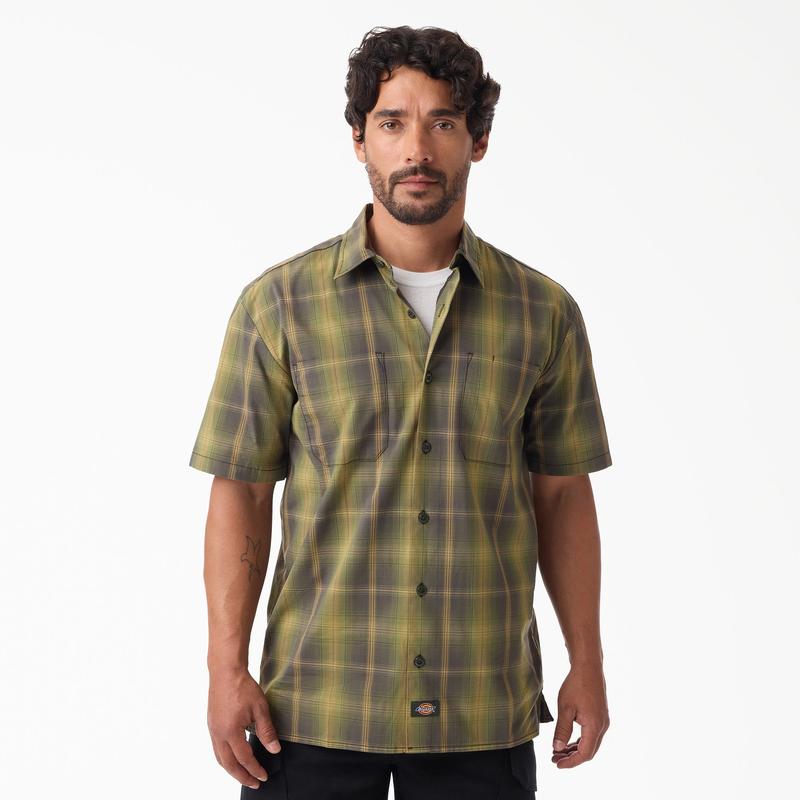  Regular Fit Classic Plaid Lightweight Shirt For Men