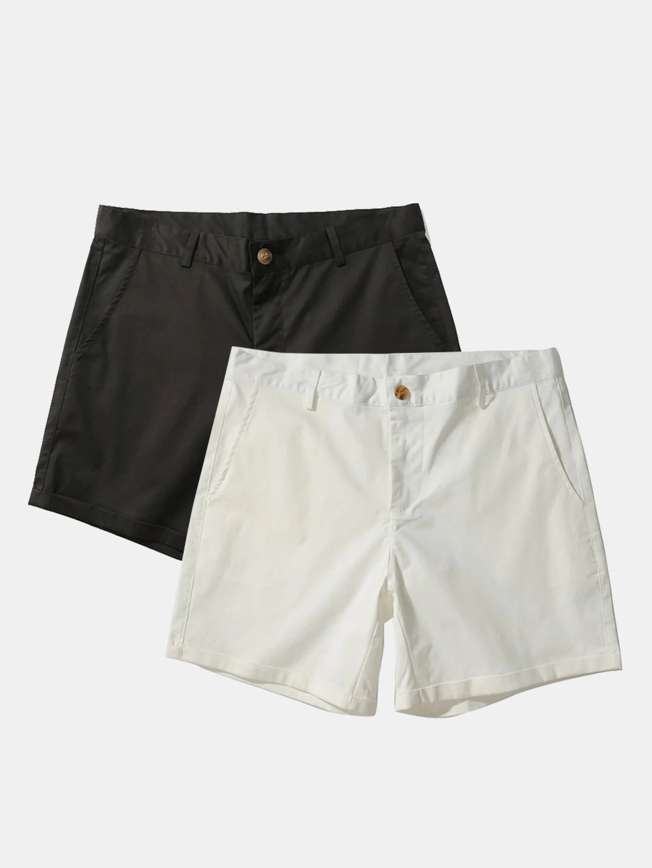 2 Pieces Chino Short-Vacay Outfit