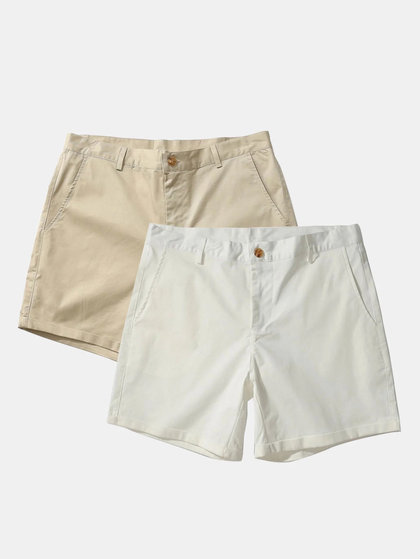 2 Pieces Chino Short-Vacay Outfit