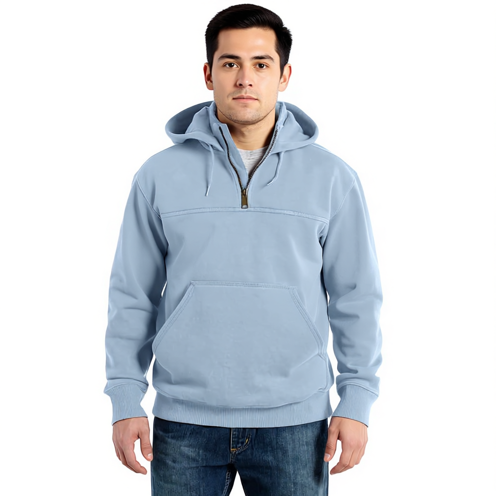 Men Rain Defender Quarter Zip Hoodies