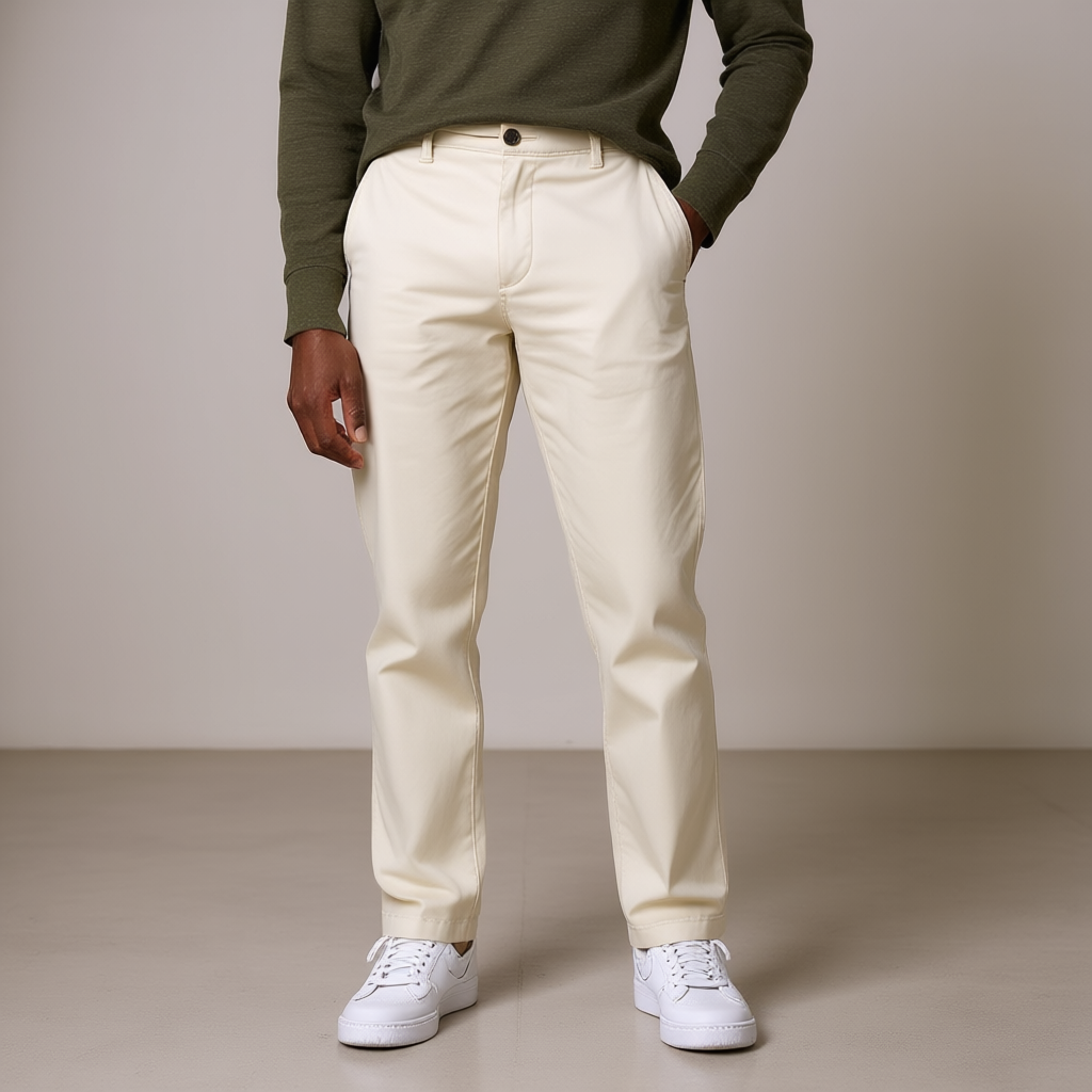 Men’s Athletic Fit Casual Stretch Chino Pants