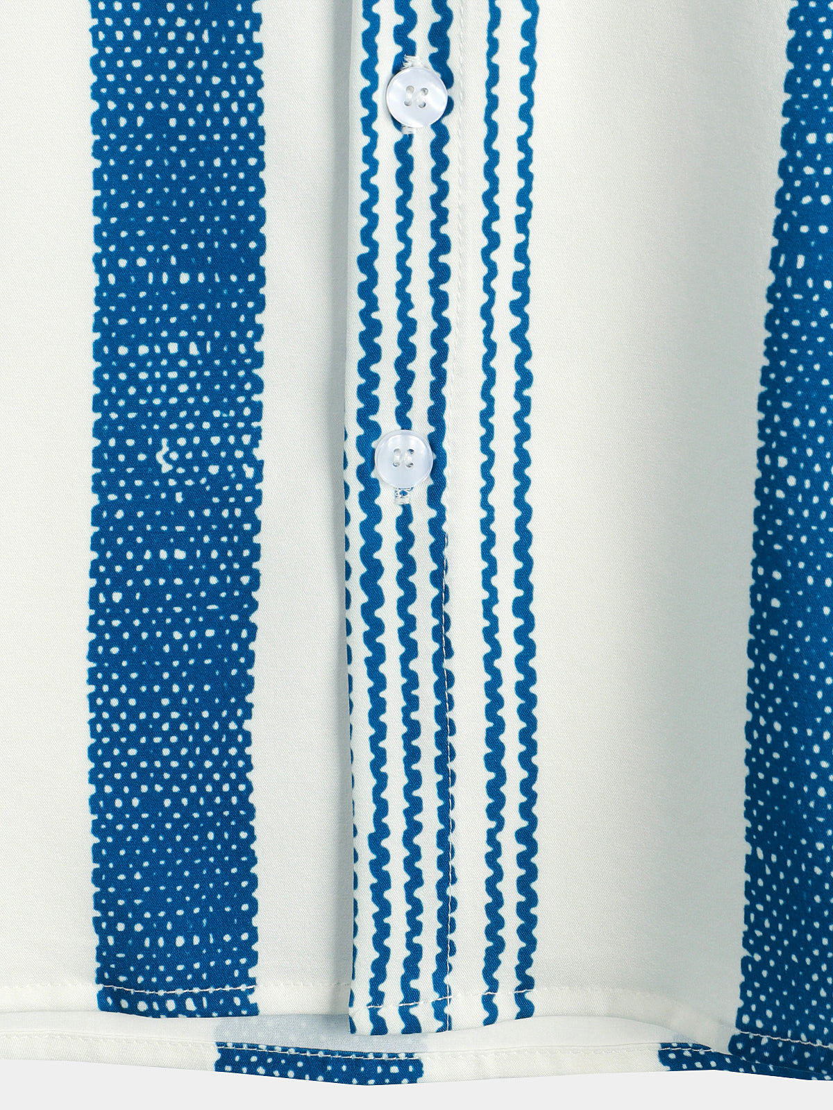 Men Striped And Floral Short Sleeve Shirts-Vacay Outfit