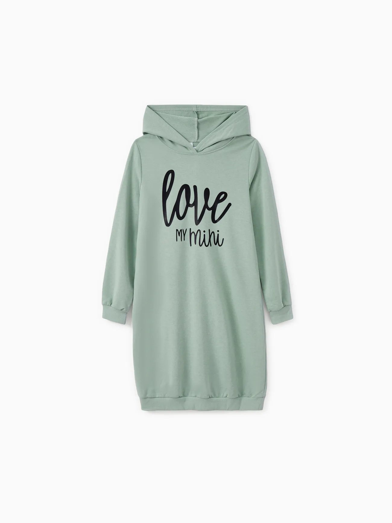 My Mini Print Hoodie Dresses Set-Vacay Outfit