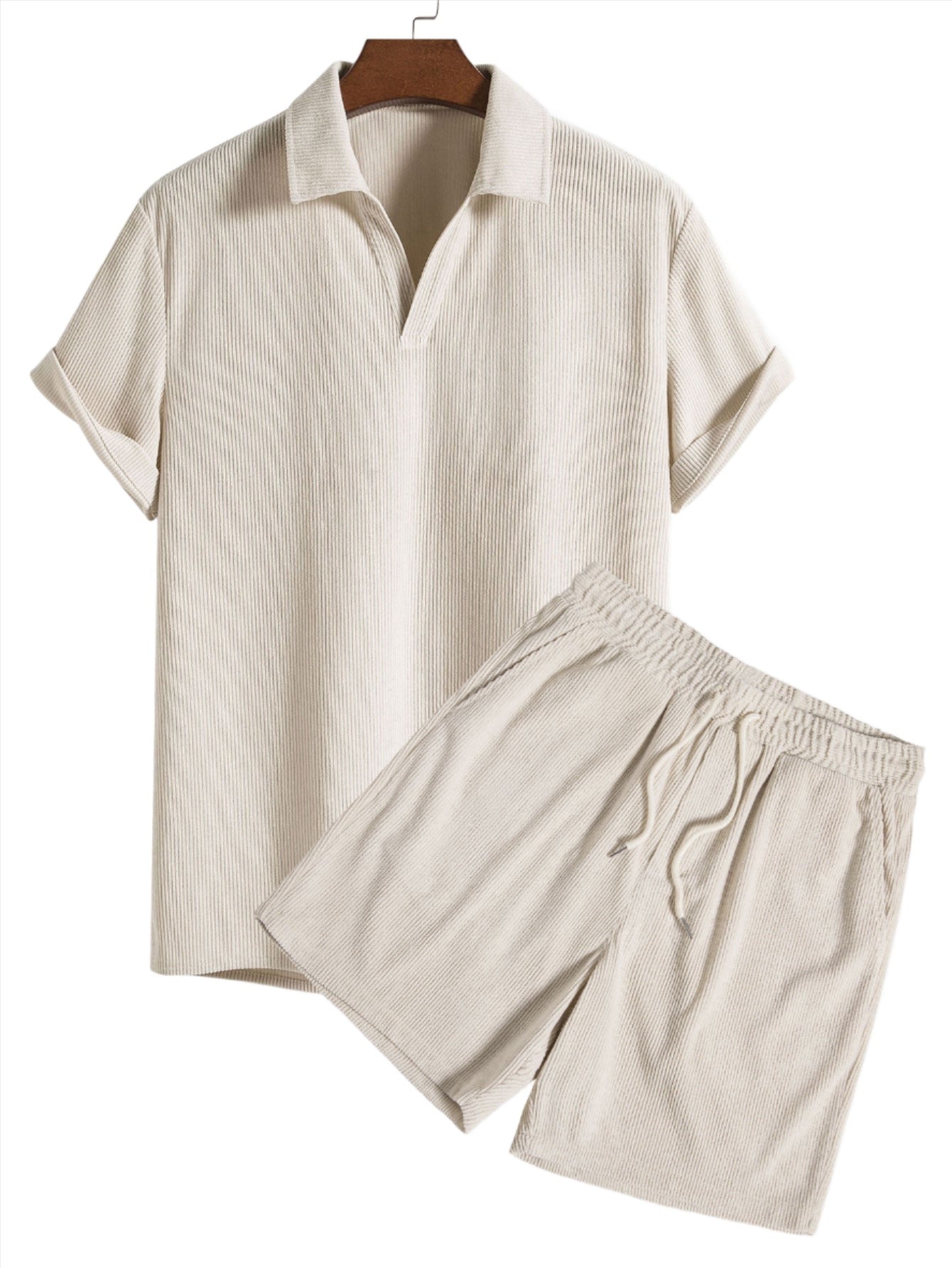 Sleek Summer Shirt And Shorts Combo-Vacay Outfit