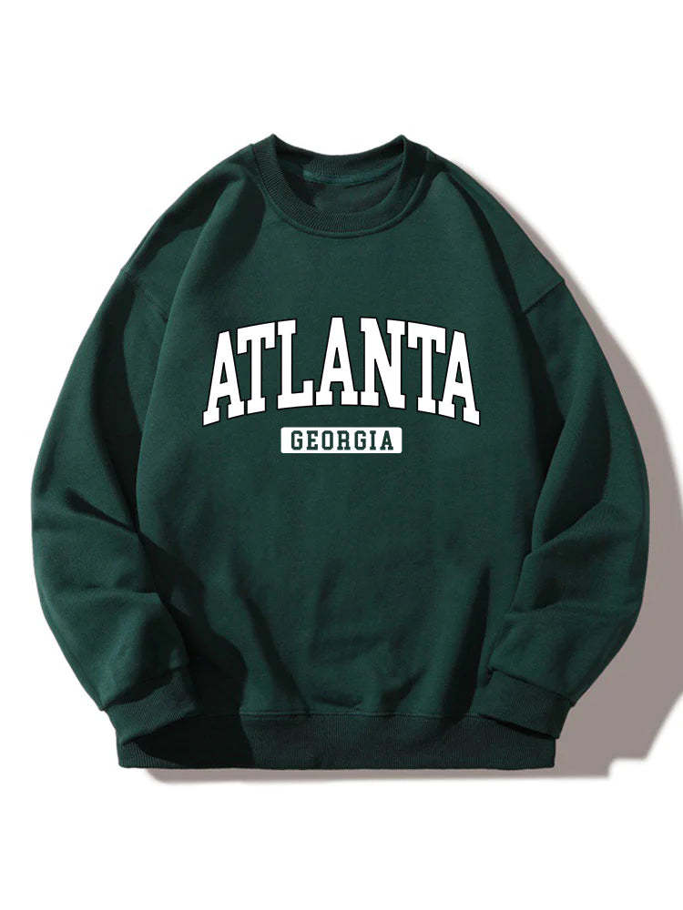 Atlanta Print Sweatshirt-Vacay Outfit