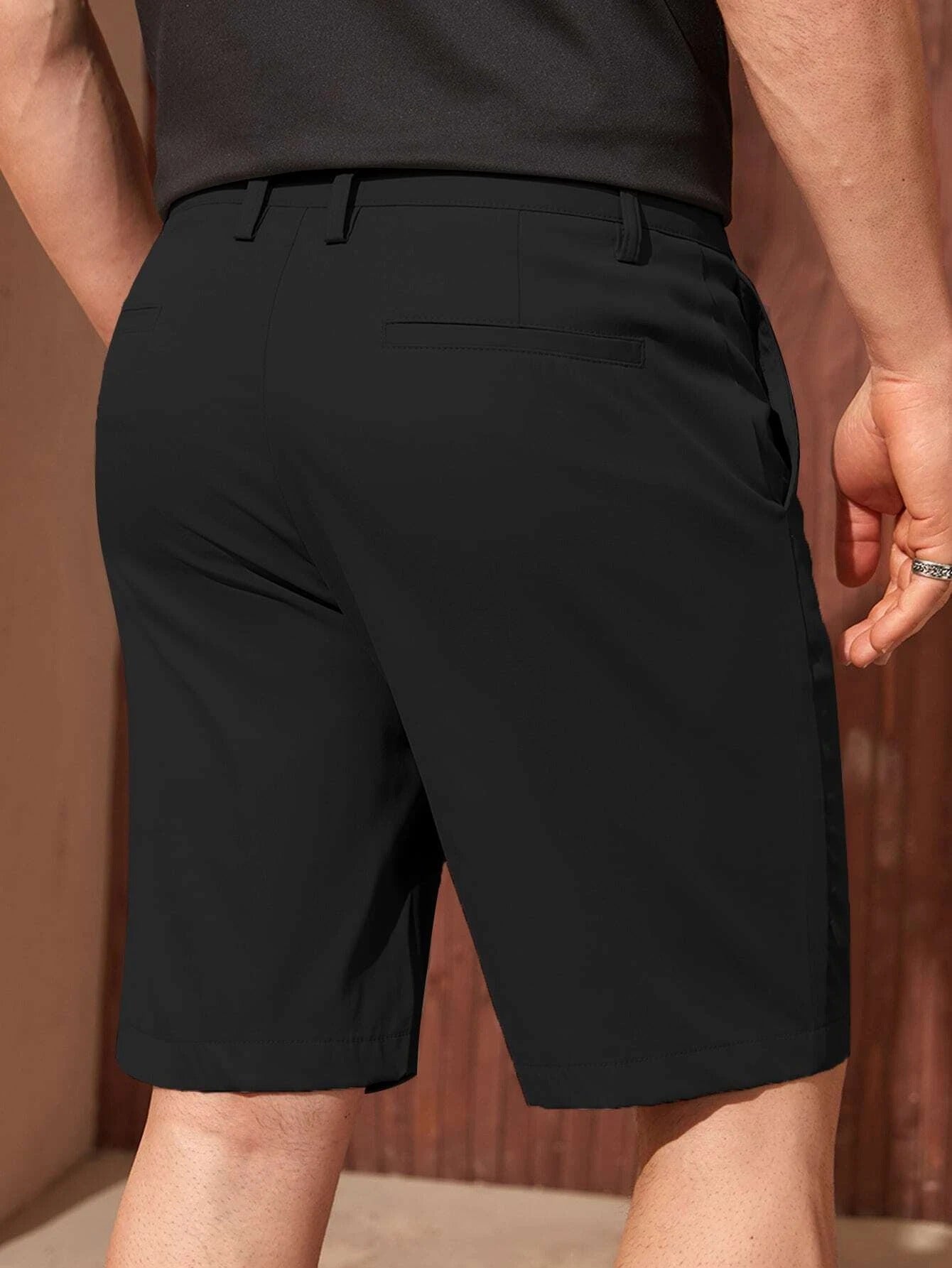 Casual Sleek Executive Shorts-Vacay Outfit
