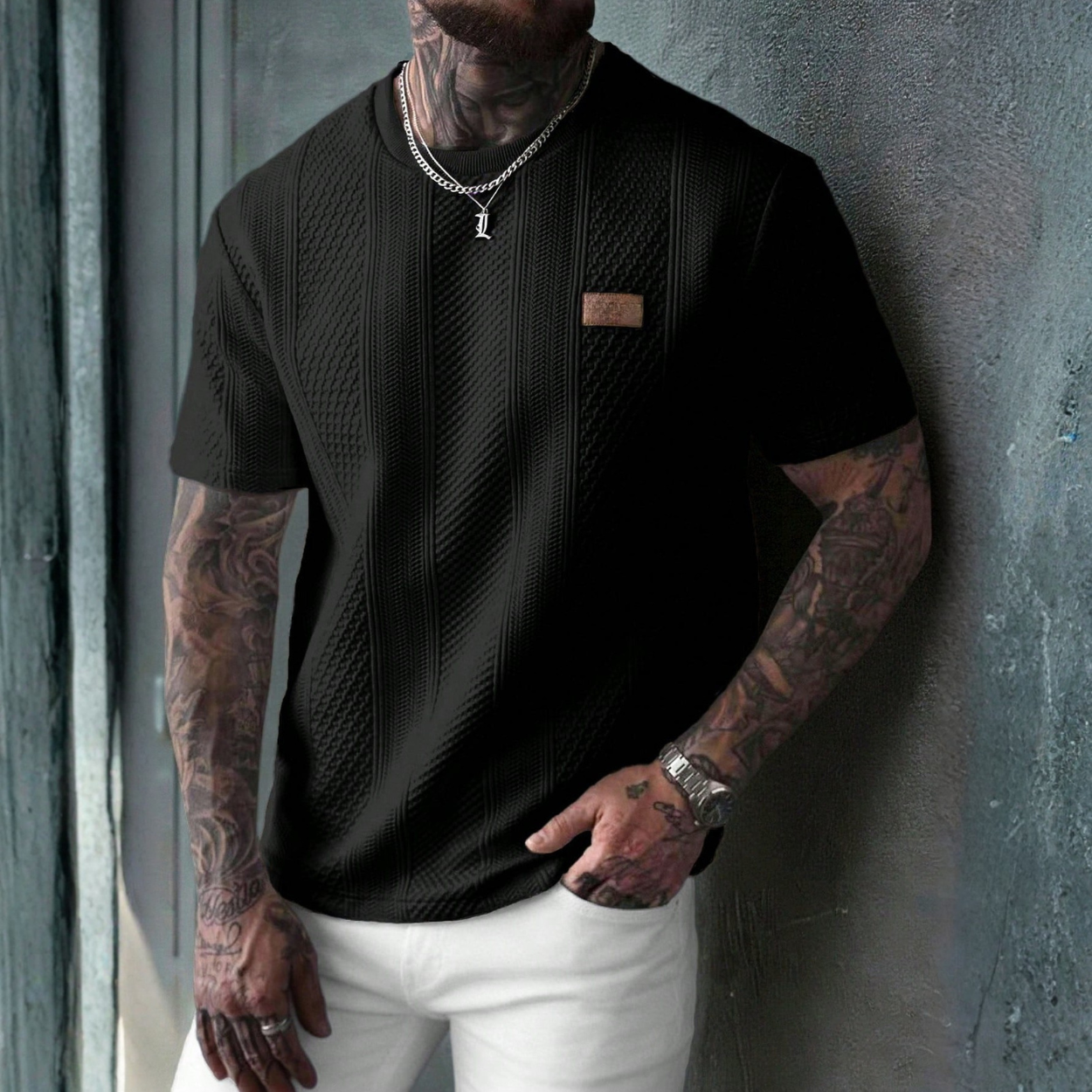 Everyday Casual Short Sleeve T Shirt For Men