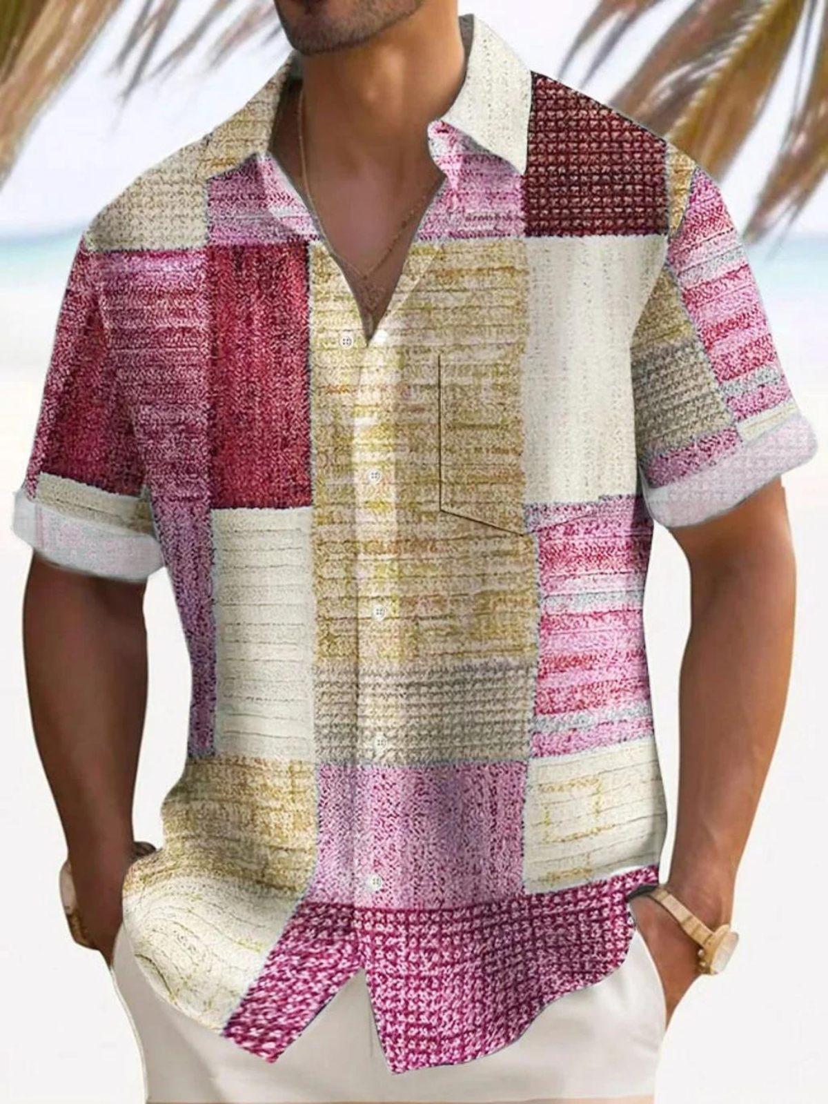Resort Style Printed Shirt-Vacay Outfit