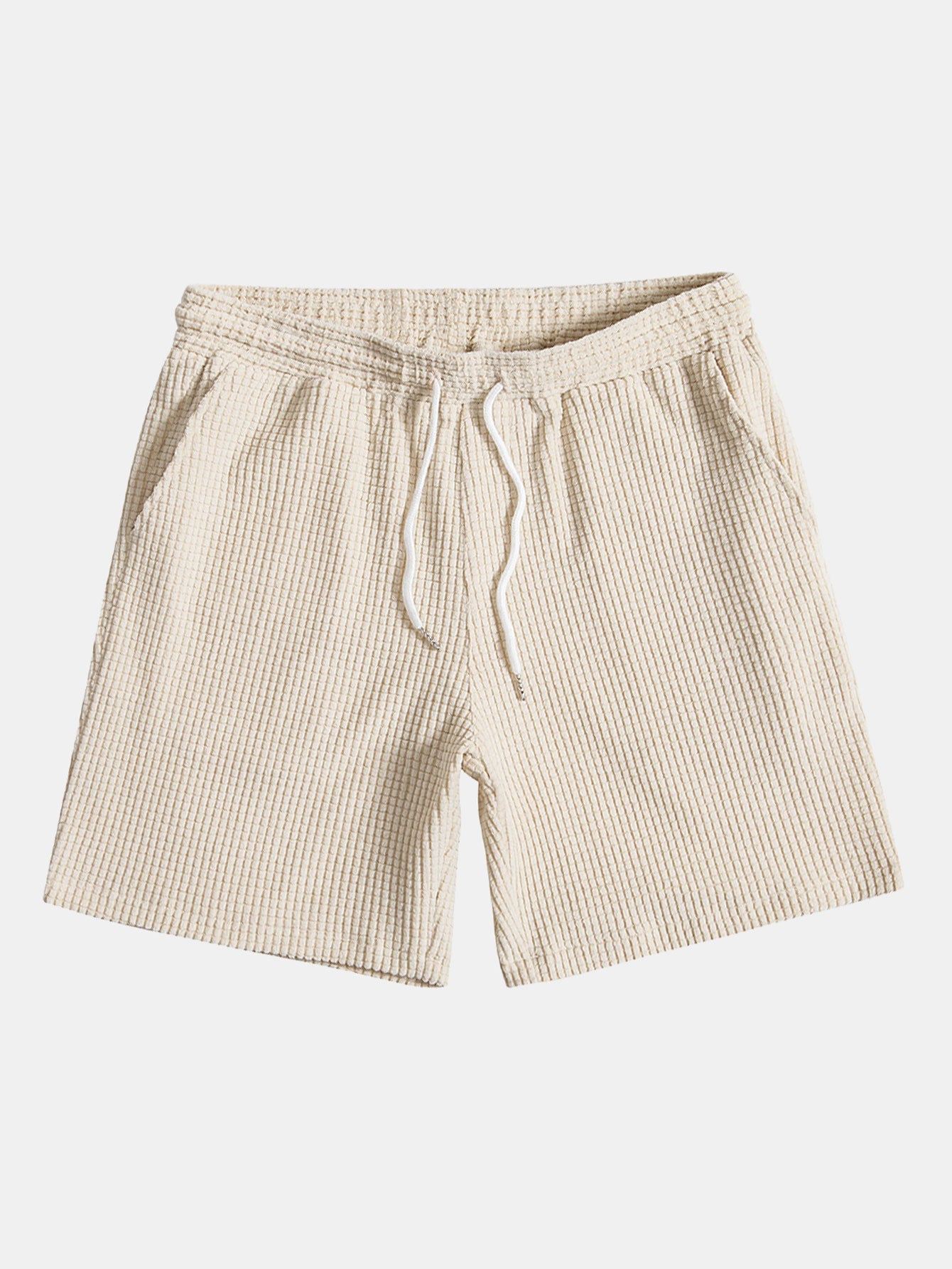 Textured Coordinated Shirt And Shorts Set-Vacay Outfit
