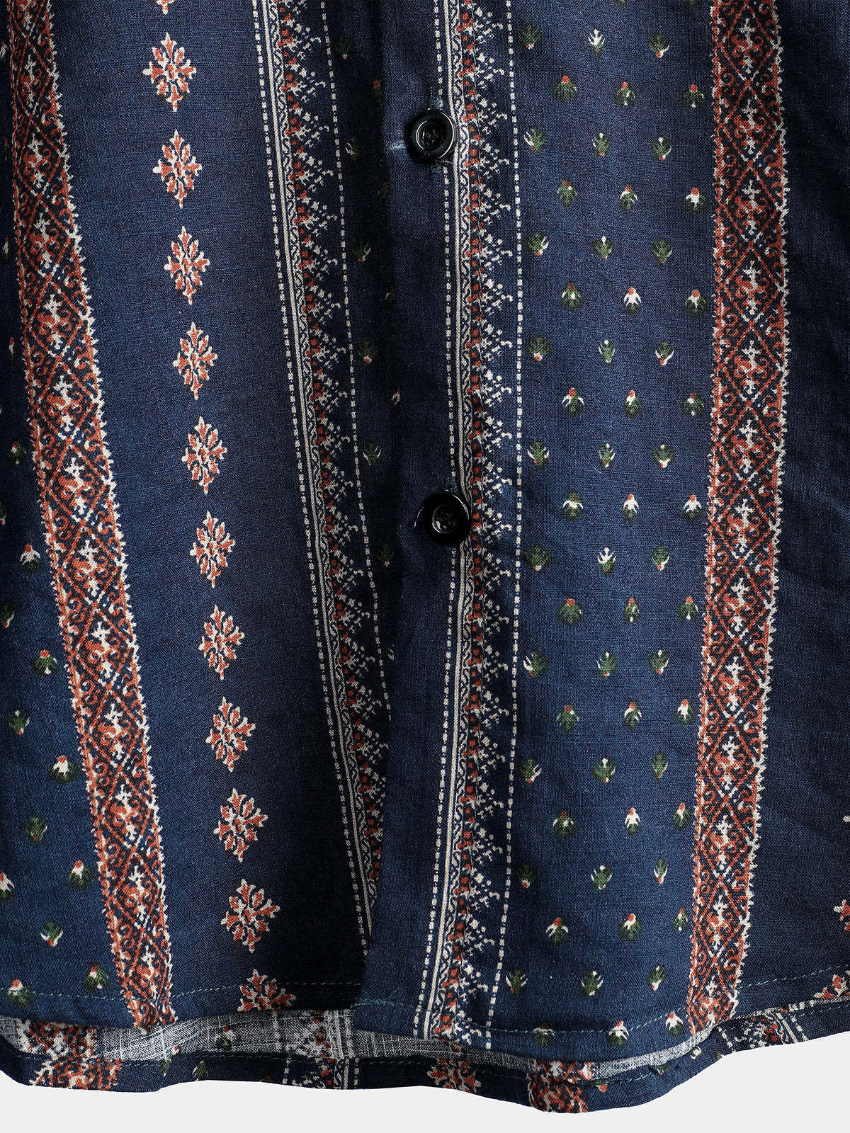 Men Retro Button Up Short Sleeve Shirt-Vacay Outfit