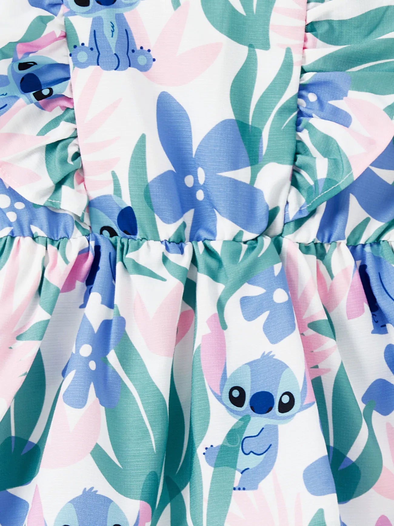 Family Matching Floral Plant Print T Shirt And Dress Set-Vacay Outfit