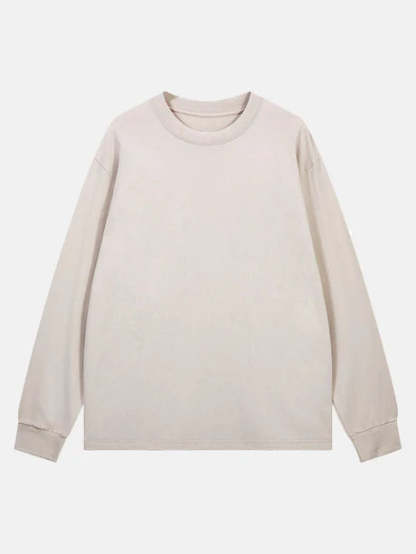 3 Pieces Long Sleeve Ribbed Cuff T-Shirt-Vacay Outfit