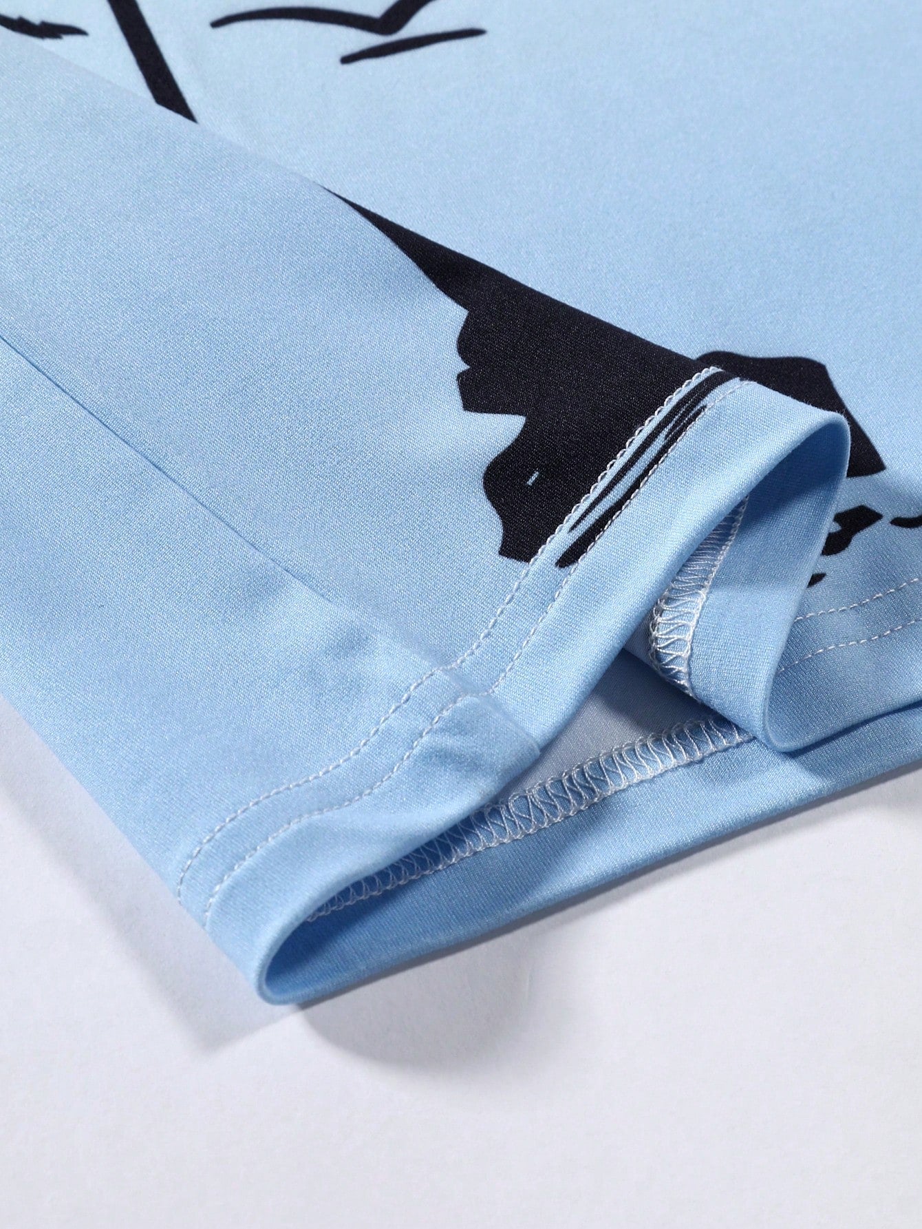 Sunset Palms Tee And Shorts Set-Vacay Outfit