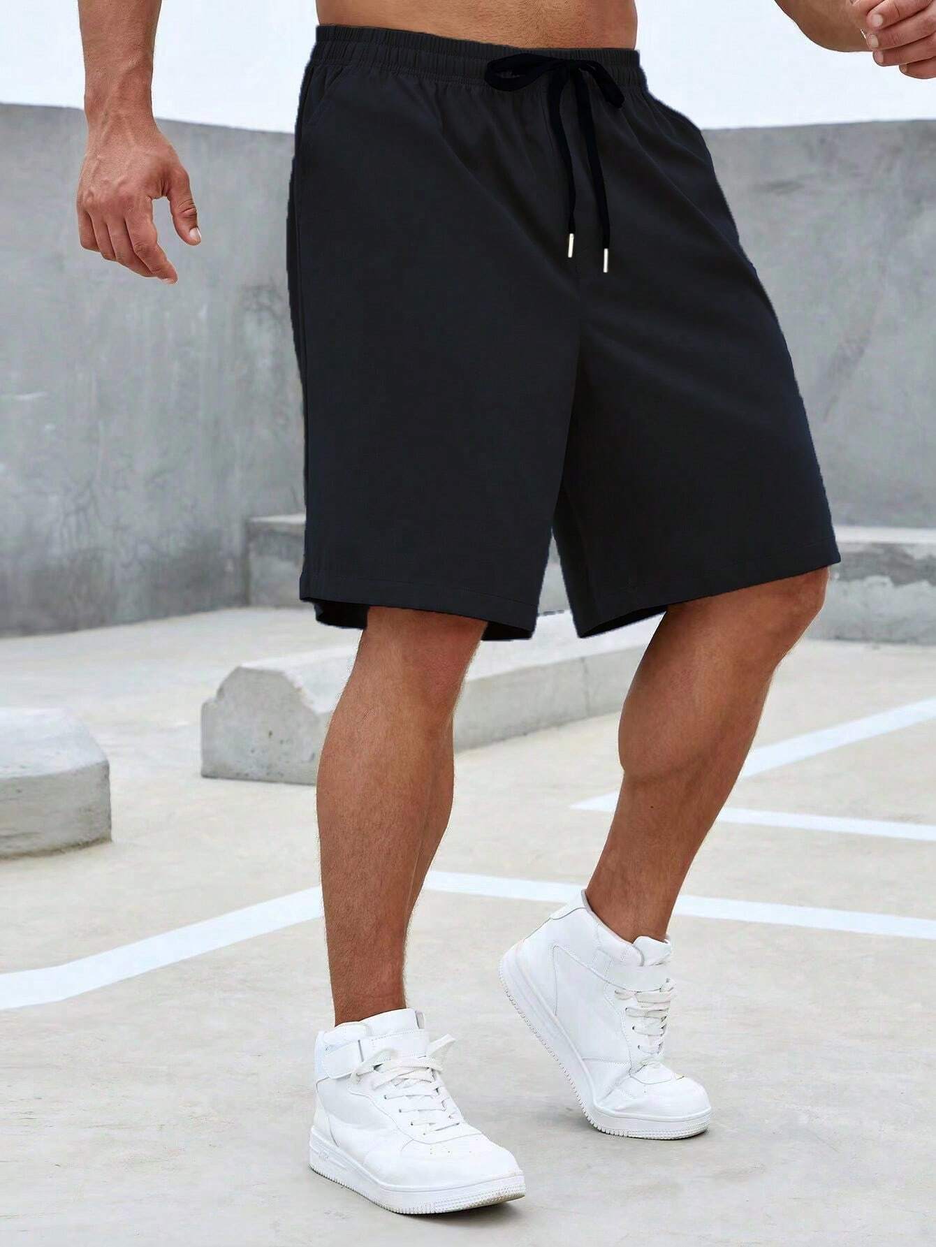 Midnight Lounge Drawstring Shorts-Vacay Outfit