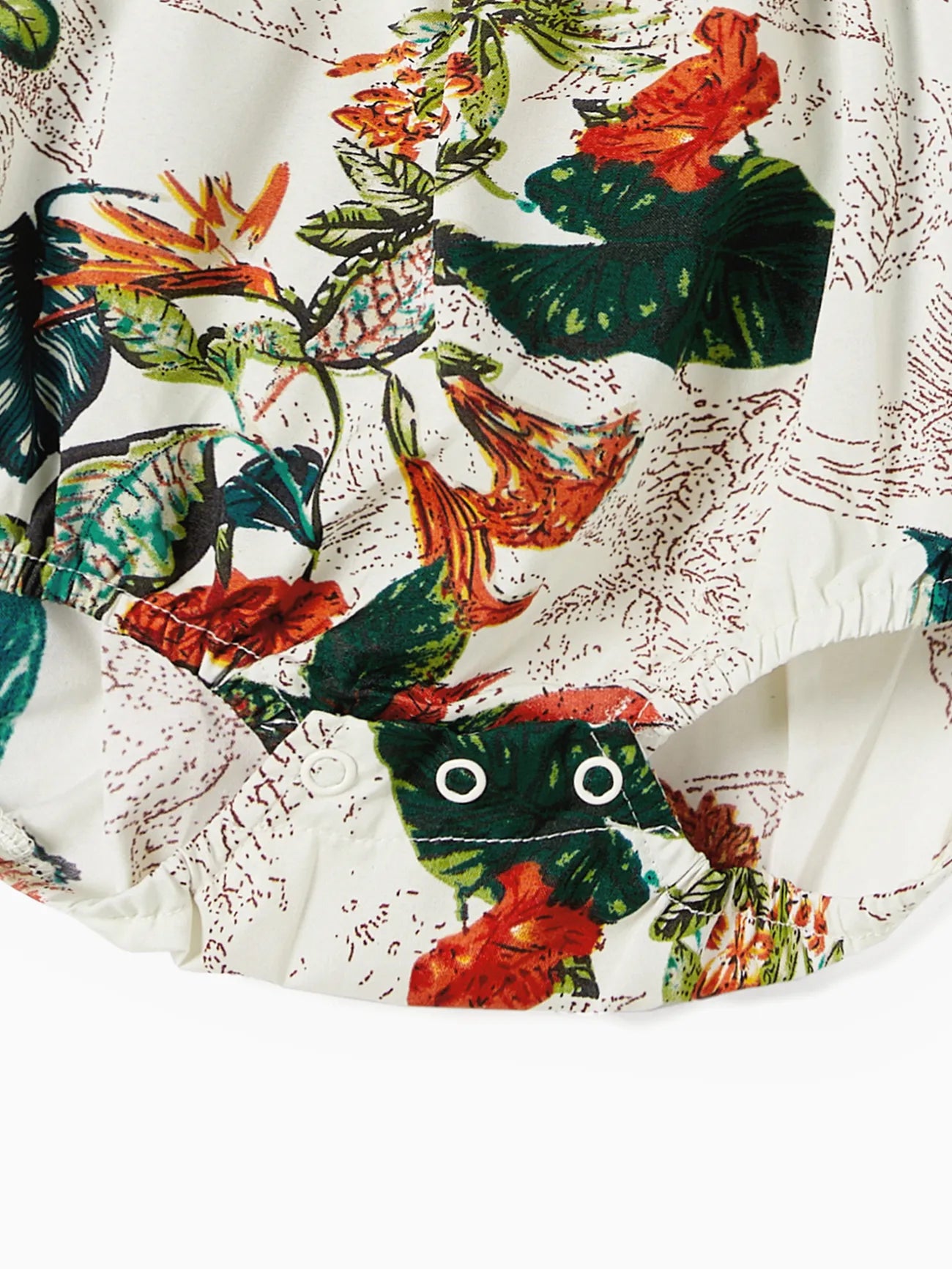 Coordinated Family Floral Outfits With Adjustable Straps Family Matching Set-Vacay Outfit