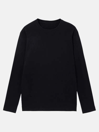 Basic Long Sleeve T-Shirt-Vacay Outfit