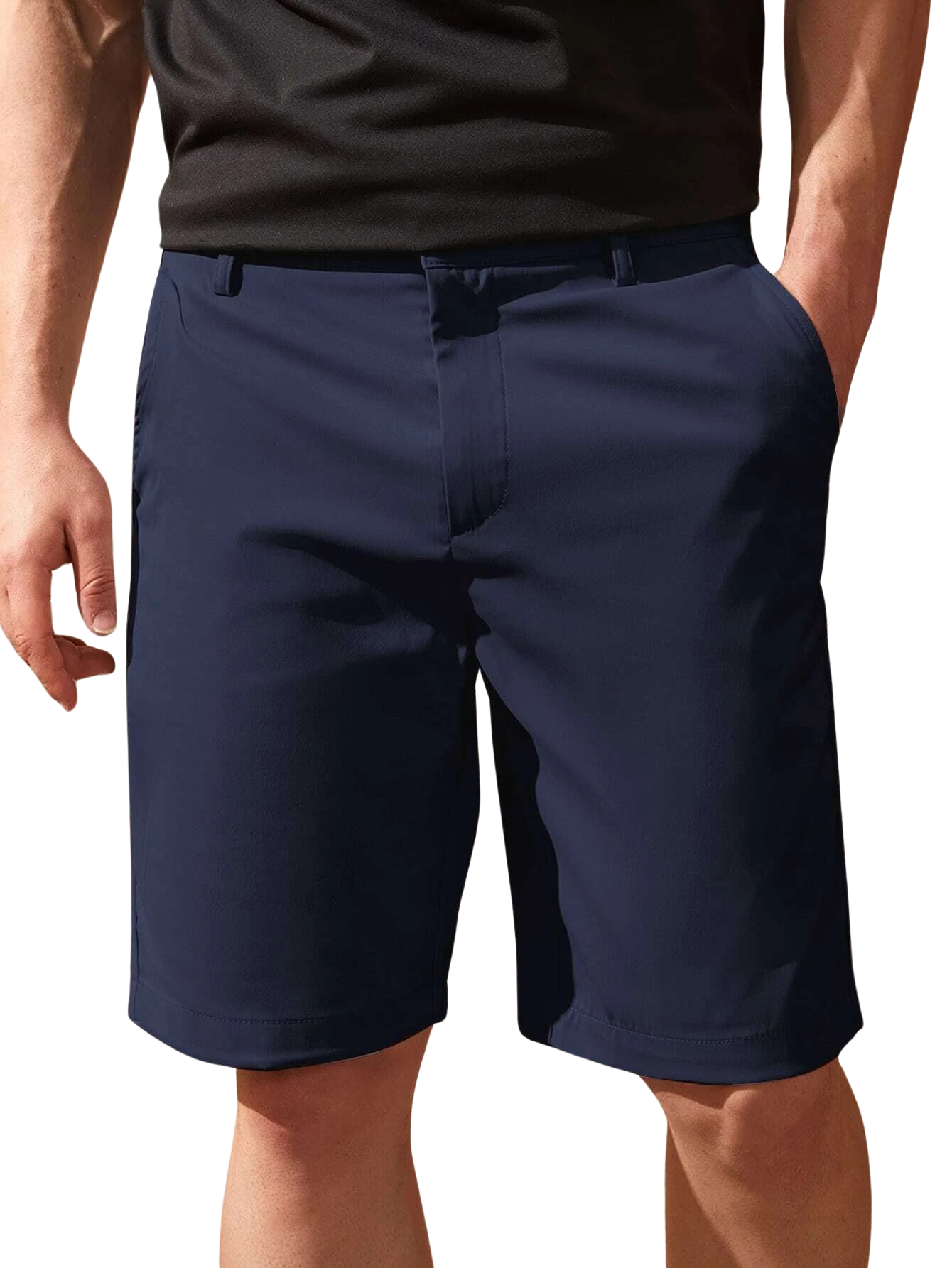Casual Sleek Executive Shorts-Vacay Outfit