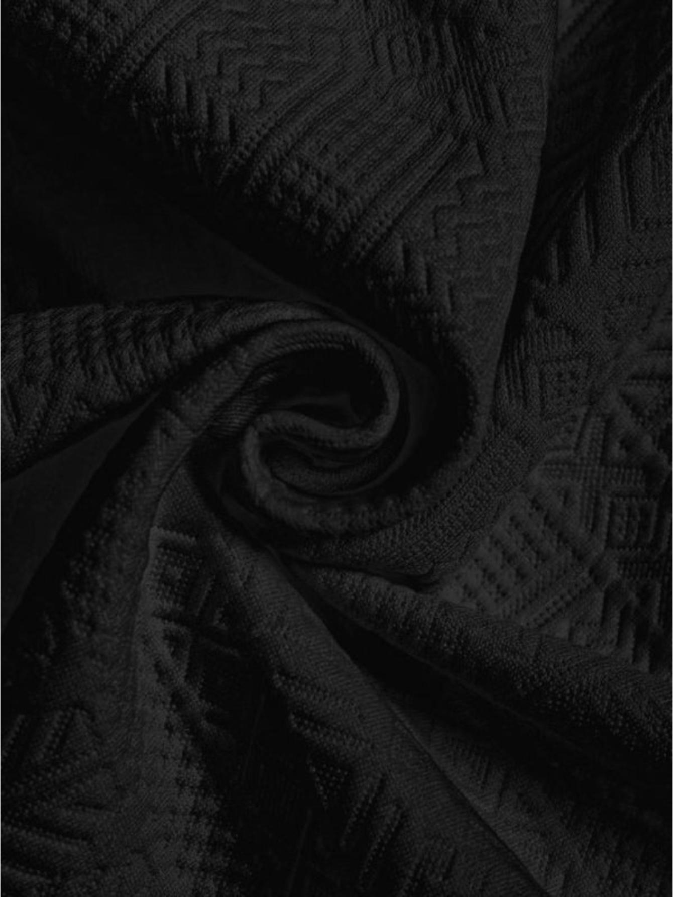 Monochrome Textured Shirt Shorts Set-Vacay Outfit