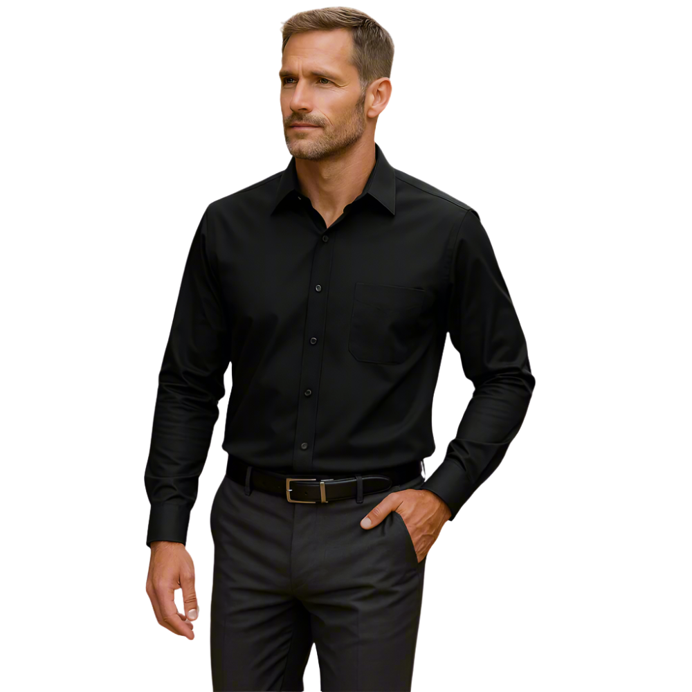 Modern Slim Fit Stretch Shirt For Men