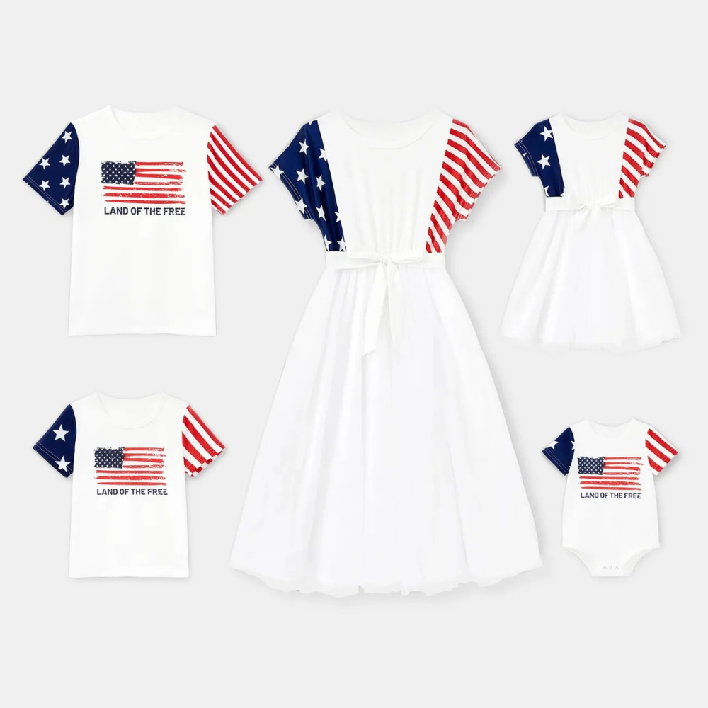 Patriotic Family Matching Outfits-Vacay Outfit