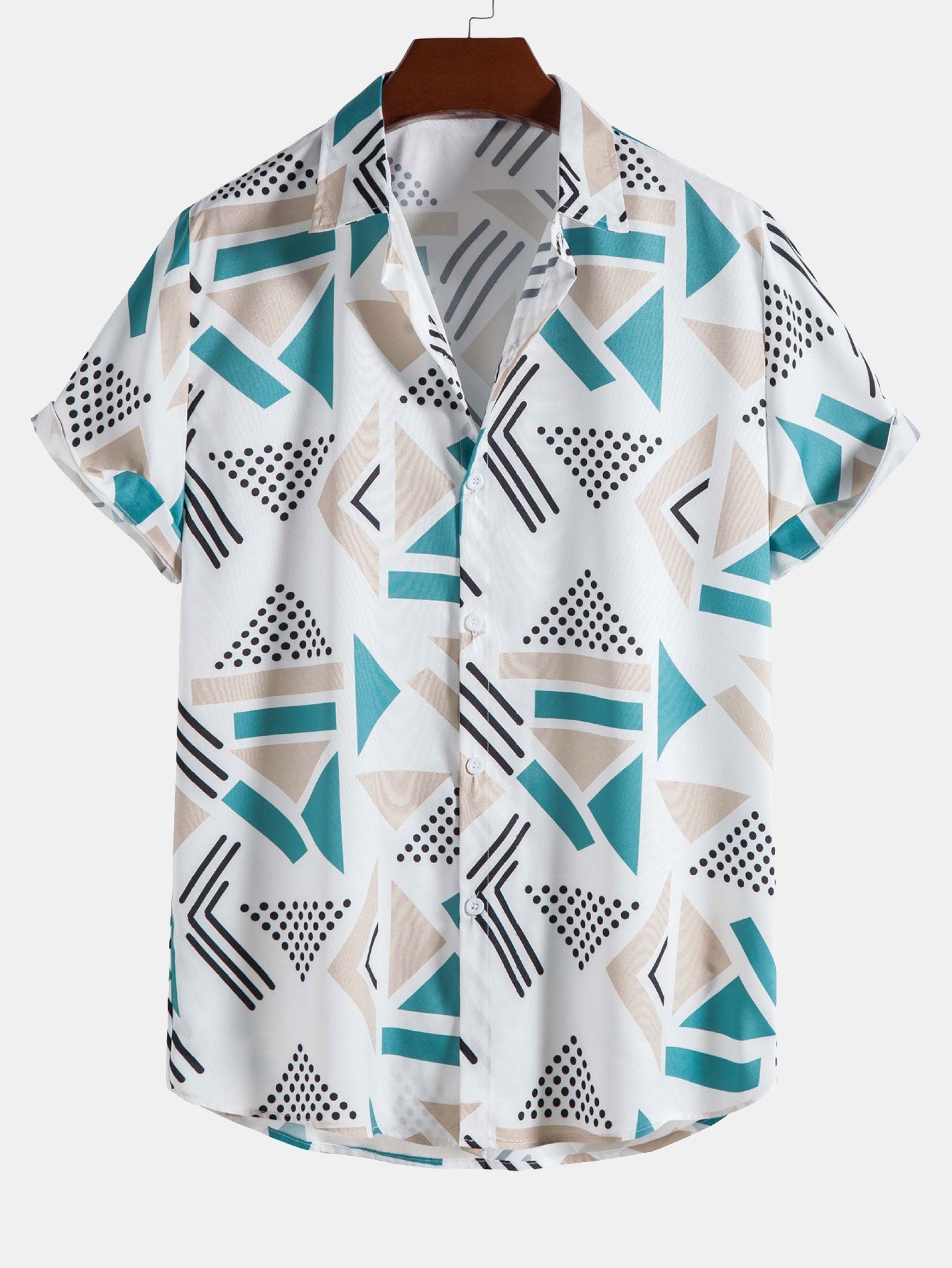 Geometric Pattern Comfortable Set-Vacay Outfit