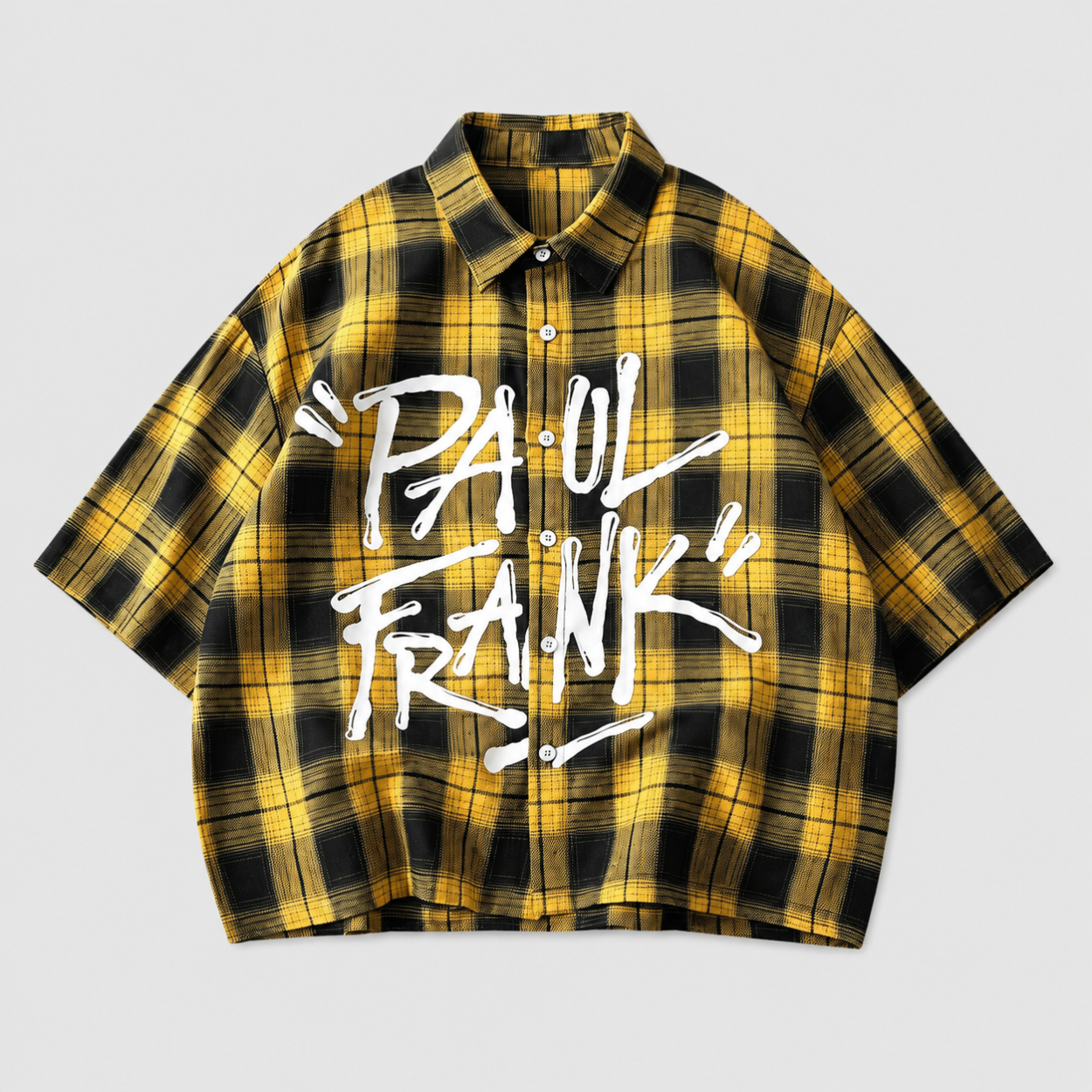 Retro Printed Striped Sleeve Shirt For Men