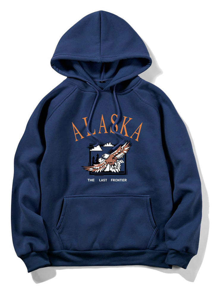 Alaska Eagle Print Hoodie-Vacay Outfit