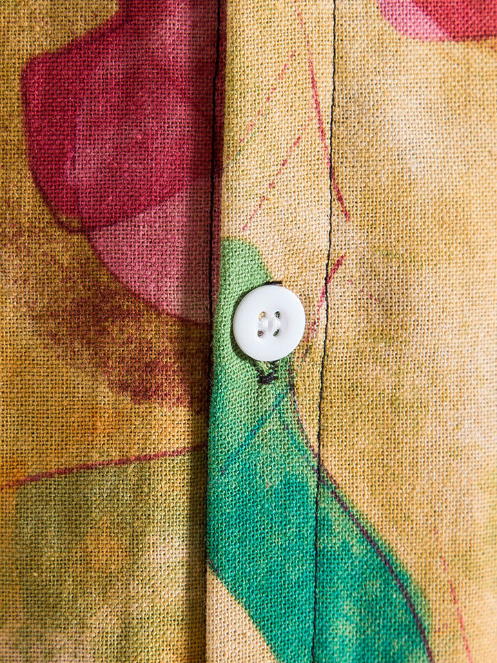 Abstract Printed Shirt-Vacay Outfit