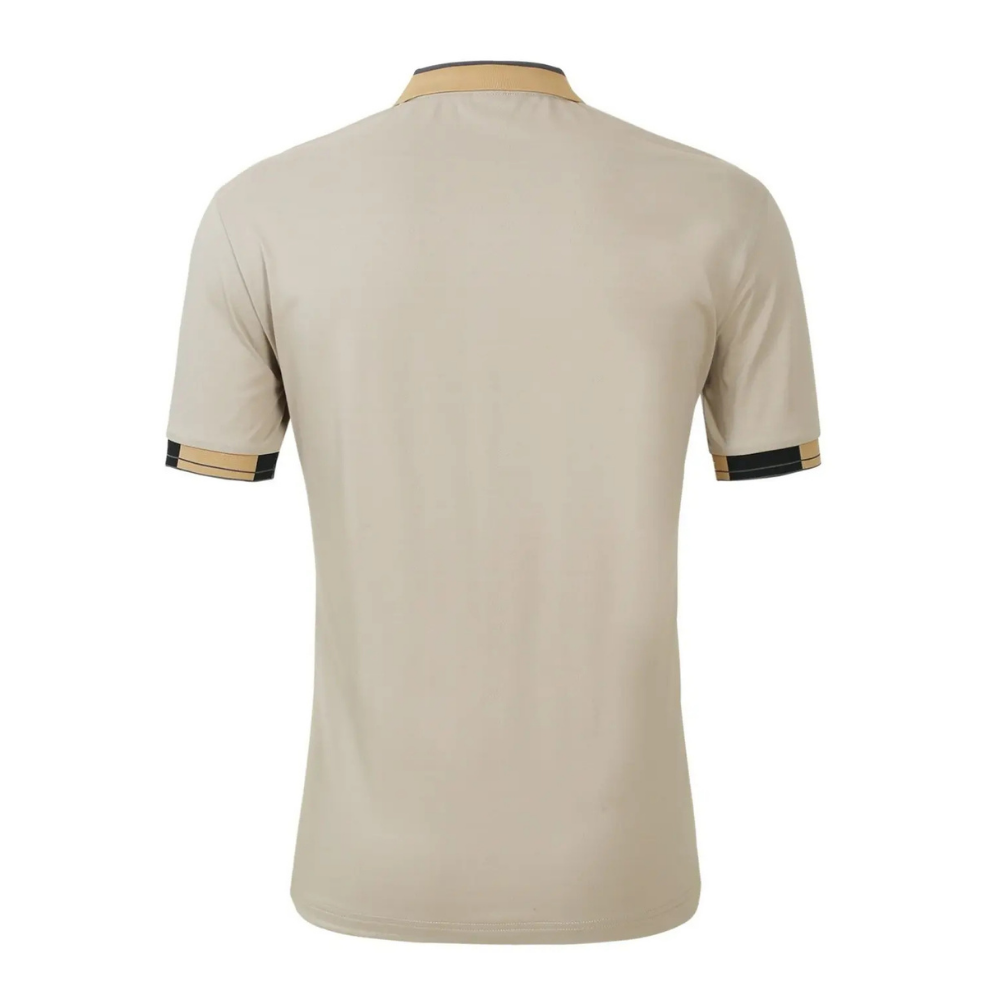 Pack of 2 Classic Short Sleeve Polo TShirts with Contrast Trim for Men