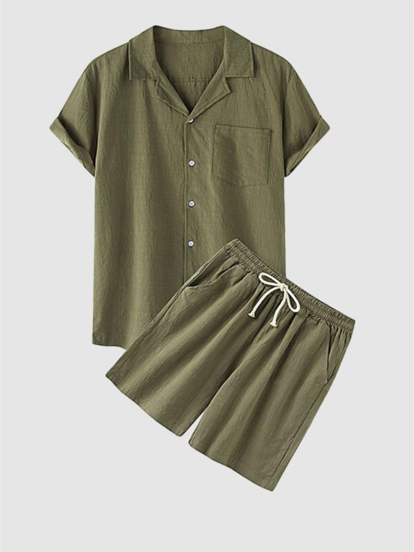 Classic Two Piece Casual Set-Vacay Outfit