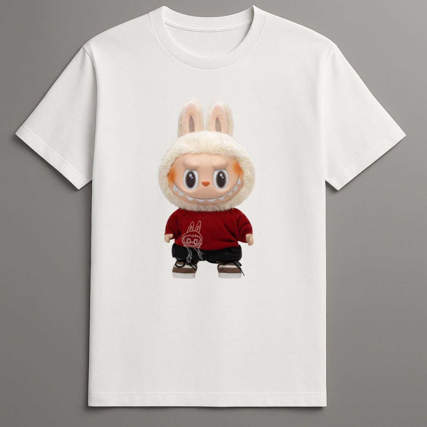 Labubu Luck Monsters Vinyl T-Shirt – Limited Edition Anime Tee