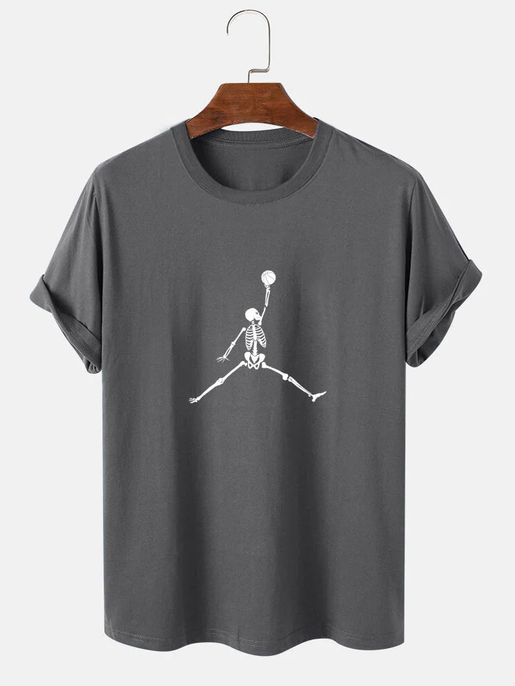 Basketball Printed T-Shirt-Vacay Outfit