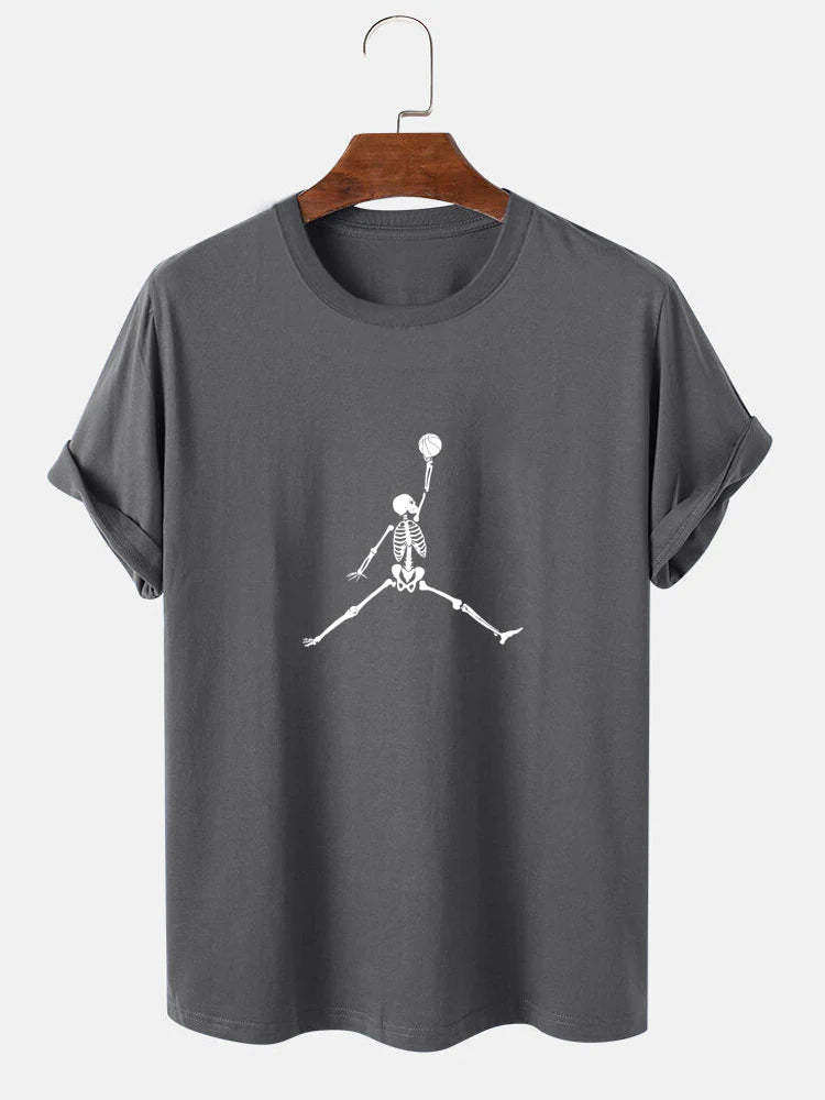 Basketball Printed T-Shirt-Vacay Outfit