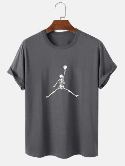 Basketball Printed T-Shirt-Vacay Outfit
