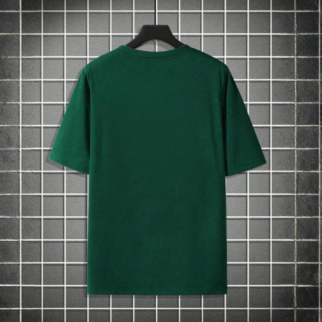 Stylized Mountain Print Lightweight Short Sleeve T Shirt For Men