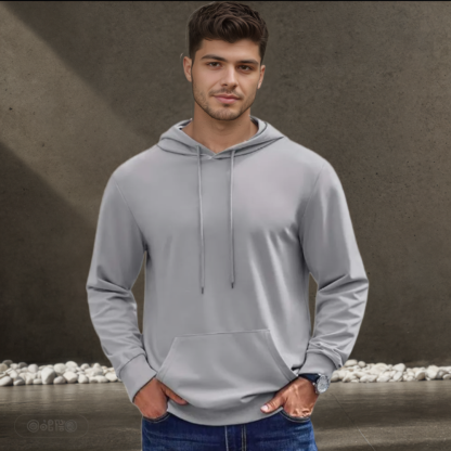 Drawstring Gym Hooded With Kangaroo Pocket