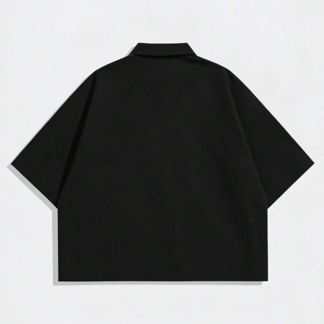 Casual Short Sleeve Deconstructed Shirt For Men