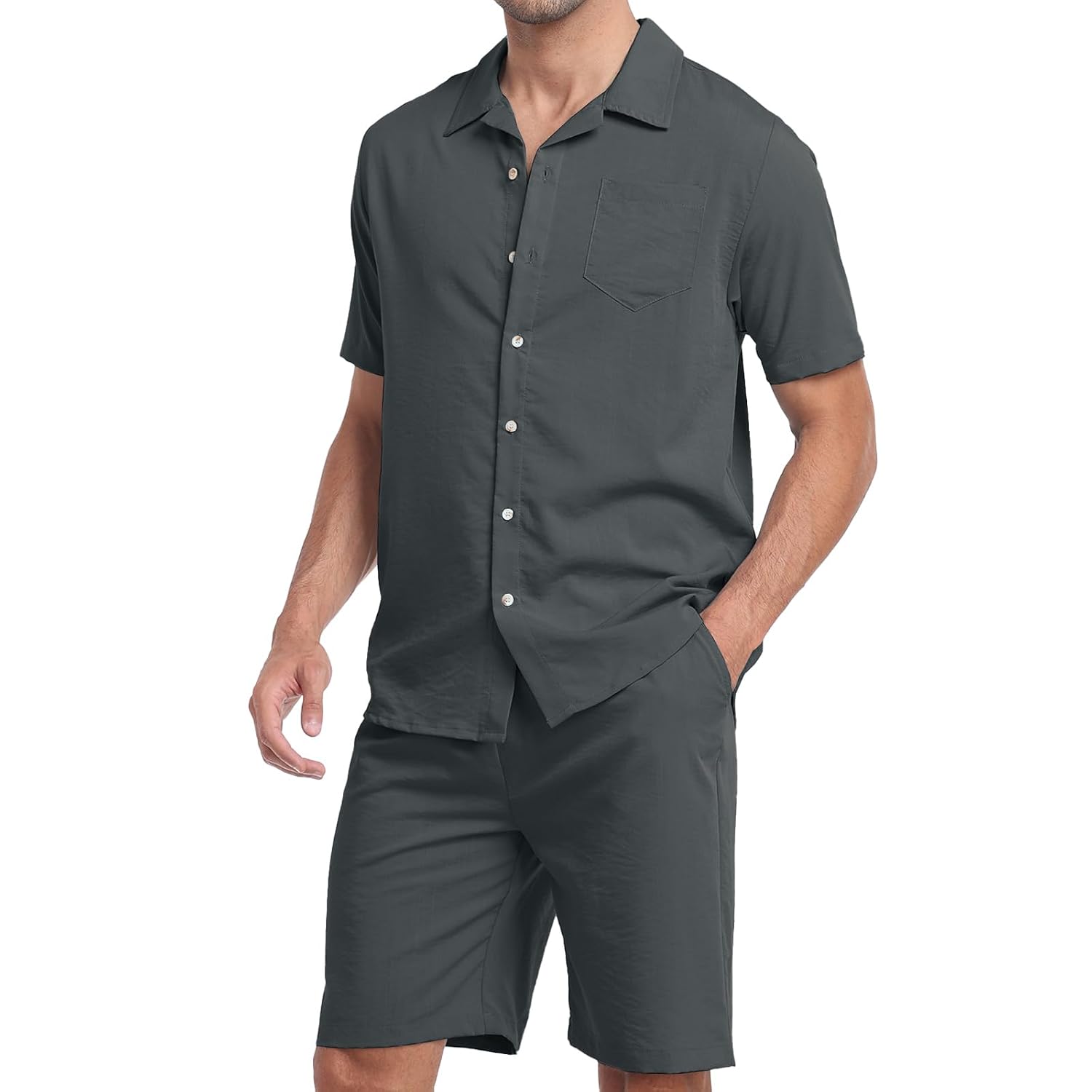 Casual Beach Wear Party Shirts And Short Set For Men