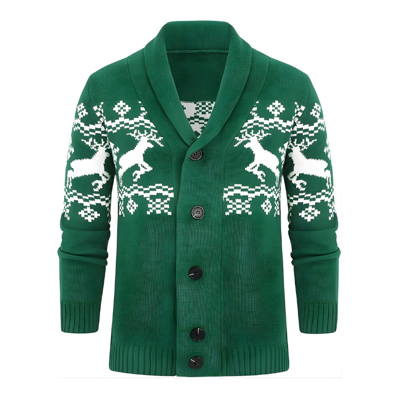 Cable Knit Button Front Cardigan Sweater