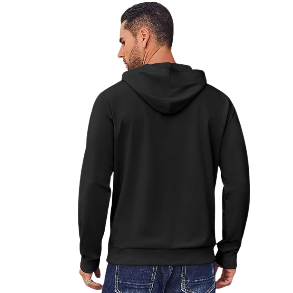 Men’s Casual Pullover Hoodie Long Sleeve Sweatshirt with Pocket
