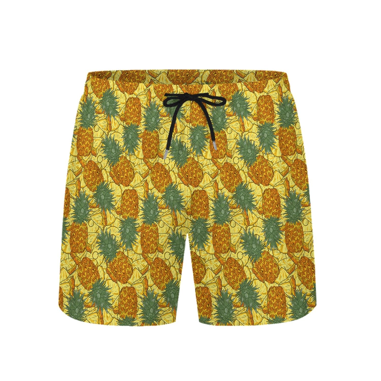 2 Pieces Button Down Shirt and Compression Liner Short Sets with Bucket Hats For Men
