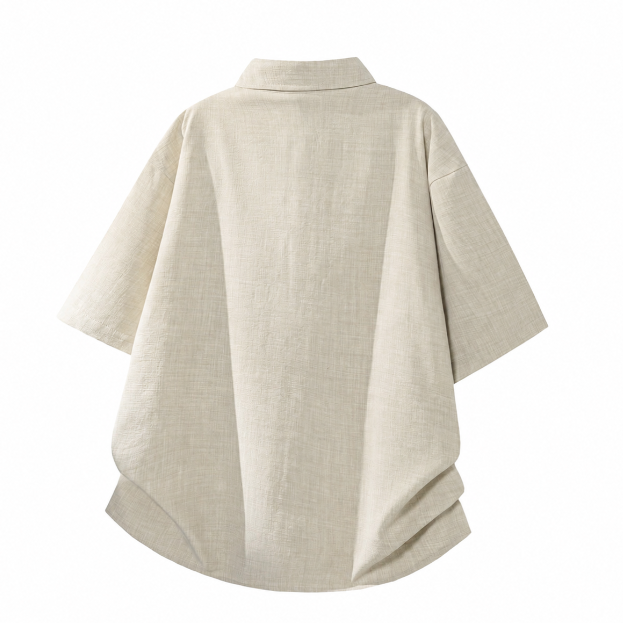 Classic Collared Short Sleeve Shirt For Men