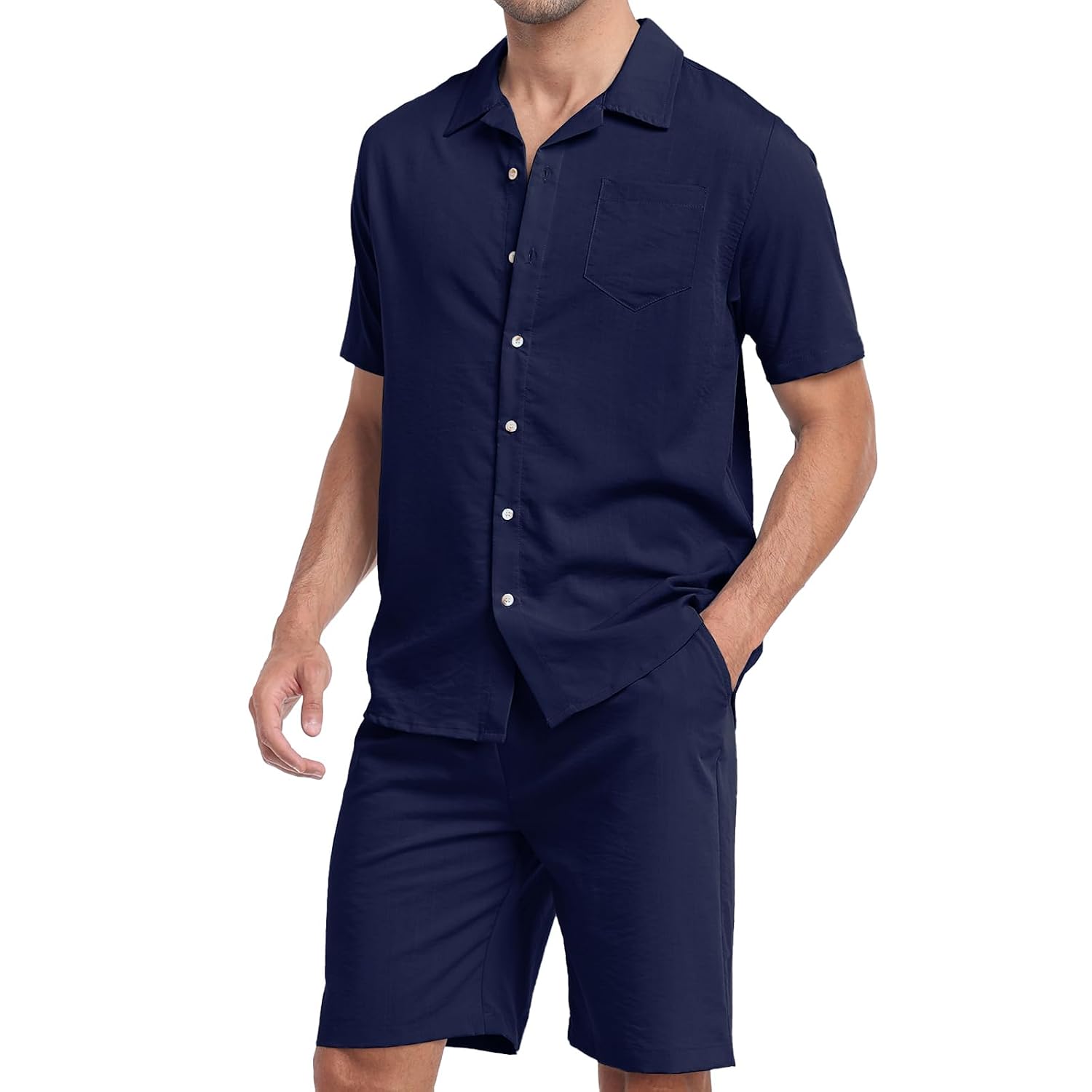 Casual Beach Wear Party Shirts And Short Set For Men