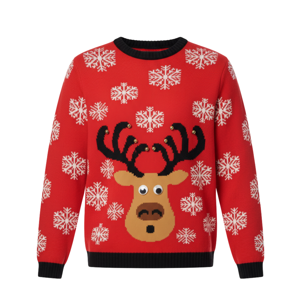 Ugly Christmas Sweater For Women With Festive Winter Design