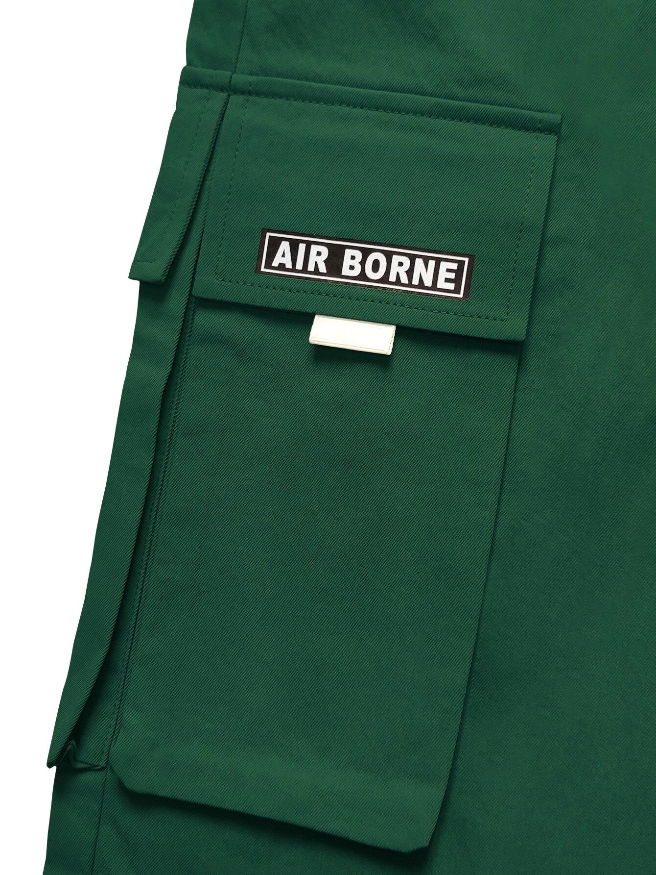 Letter Graphic Flap Pocket Cargo Pants-Vacay Outfit