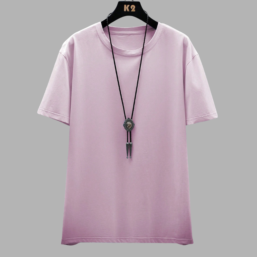 Short Sleeve Round Design T Shirt For Men