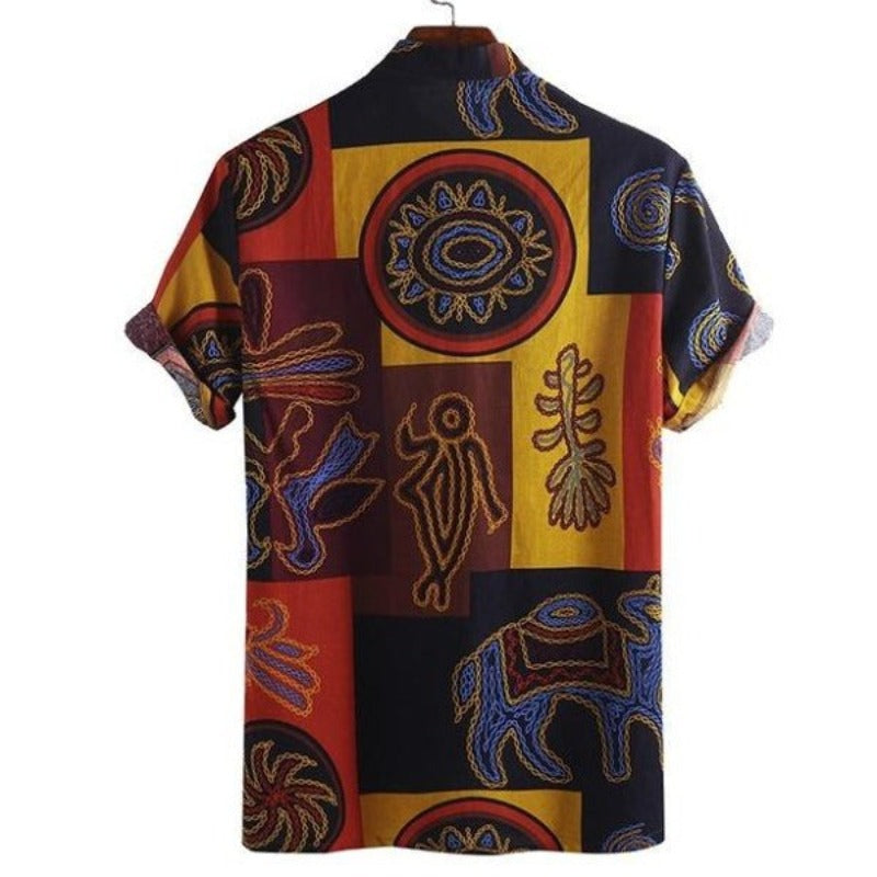 Classic Patterns Shirt-Vacay Outfit